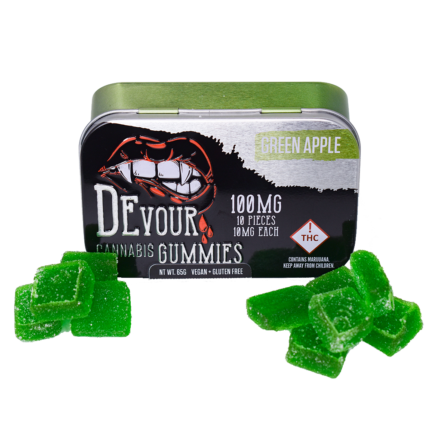 Green Apple – Devour Cannabis Gummies