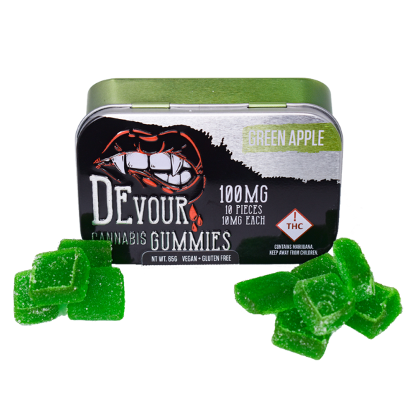 Green Apple – Devour Cannabis Gummies