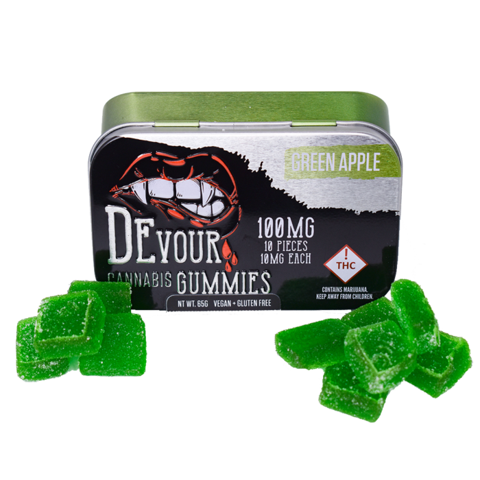 Green Apple – Devour Cannabis Gummies