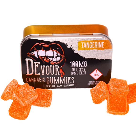 tangerine devour cannabis gummies