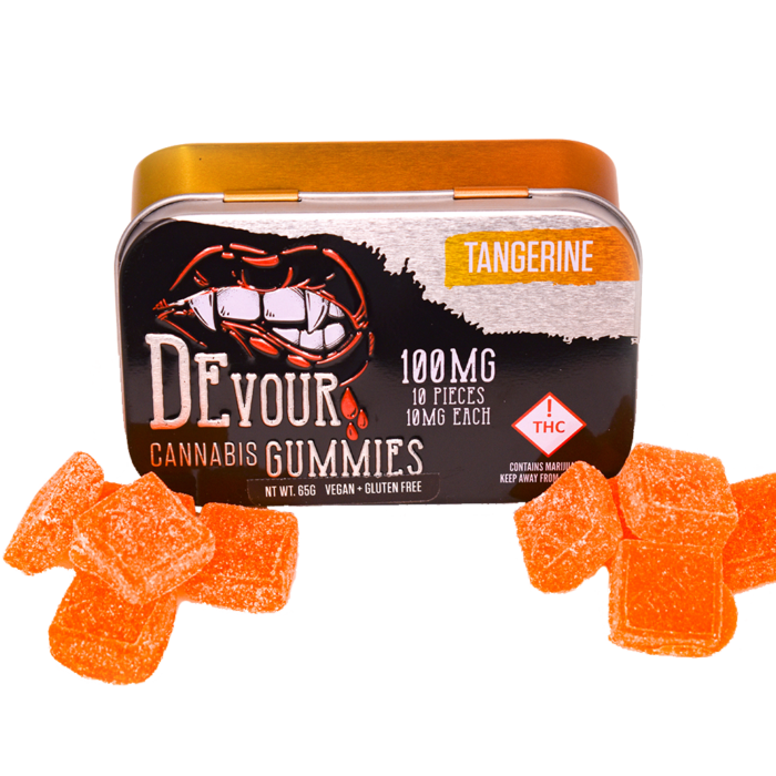 tangerine devour cannabis gummies