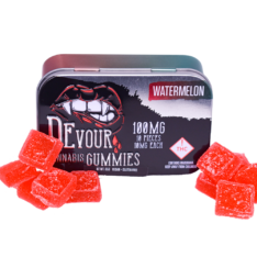 Watermelon Devour cannabis gummies