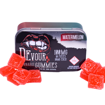 Watermelon Devour cannabis gummies