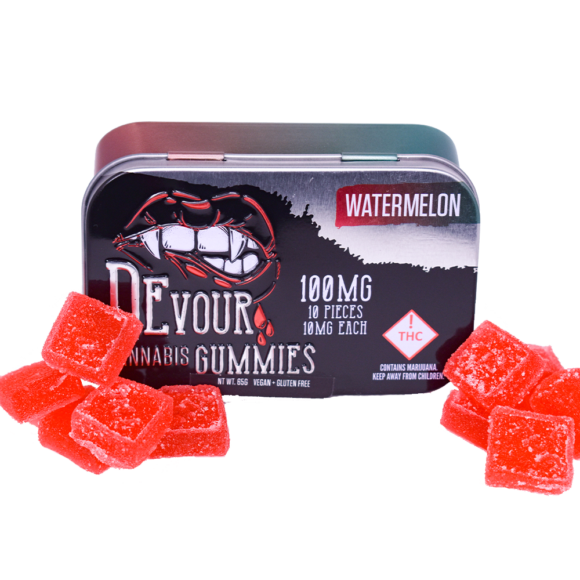 Watermelon Devour cannabis gummies