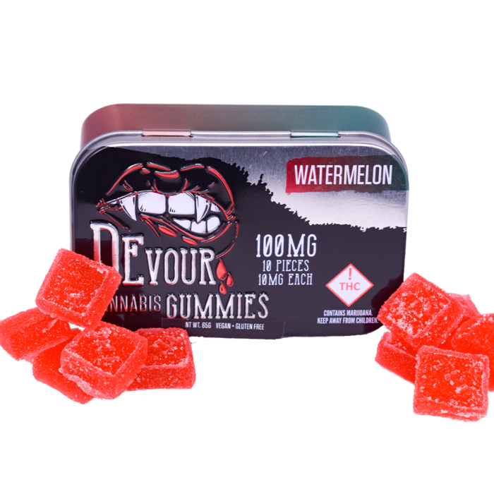 Watermelon Devour cannabis gummies