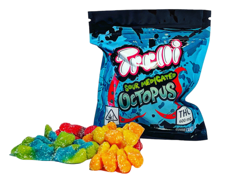 Trolli Sour Octopus 600mg – Trolli Sour Medicated Octopus