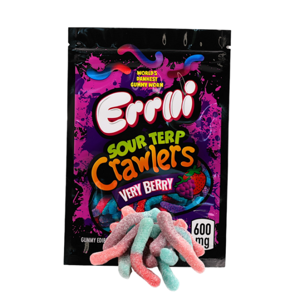 Errlli Very Berry Sour Terp Crawlers 600mg