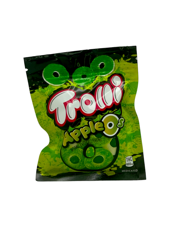 Trolli Sour Apple Rings 600mg – Trolli thc Gummies