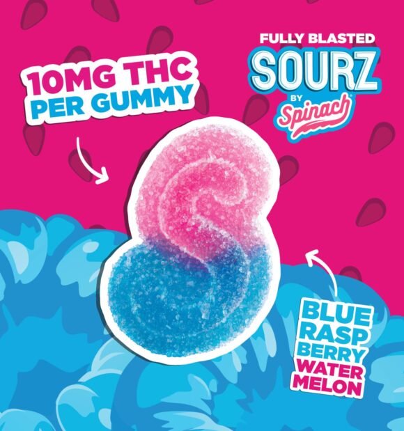 BLUE RASPBERRY WATERMELON SOURZ GUMMIES