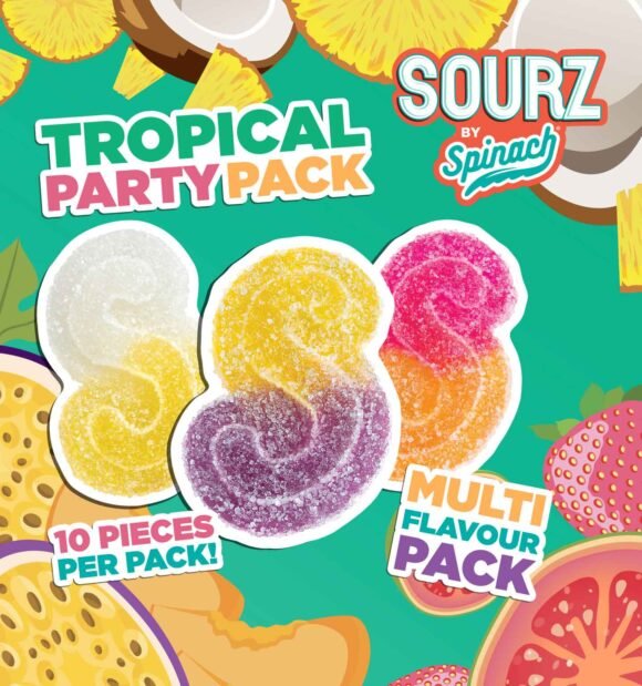 TROPICAL PARTY PACK SOURZ GUMMIES